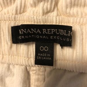 Banana Republic High Waisted Corduroy Pants